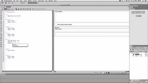 Dreamweaver Template