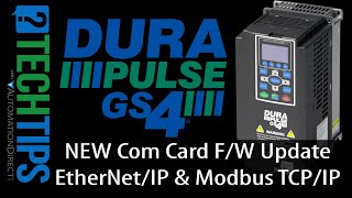 DURApulse GS4 Com Card Firmware Update from AutomationDirect