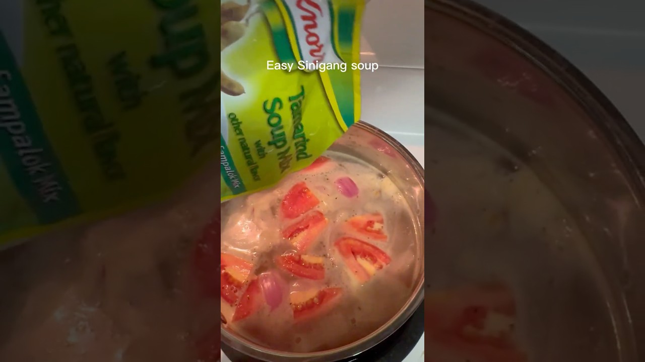 “Vegetable Sinigang Soup” (No Meat) clear and classic. 