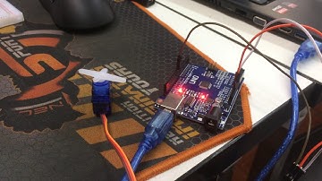 การควบคุม Servo Motor (SG90) ด้วย Arduino UNO R (0-180องศา)