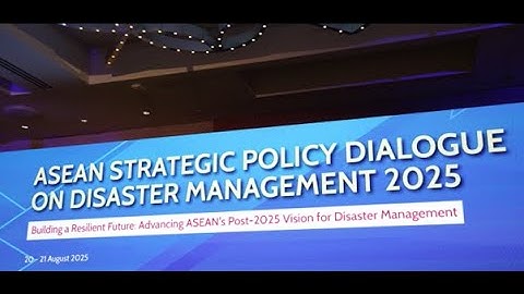 The #ASEAN Strategic Policy Dialogue on Disaster Management (SPDDM) 2025