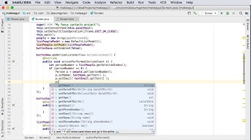 Java GUIs part 7 - JButton selection action