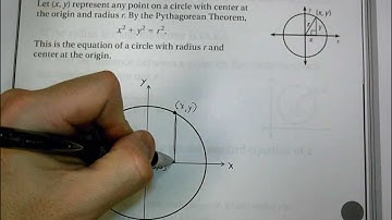Sec 10.7:  Equations of Circles