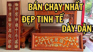 Mẫu Hoành Phi Câu Đối Gỗ Hương Đá Bán Chạy Nhất - Hoành Phi Câu Đối Thờ Gia Tiên Lồng Cuốn Thư Sen