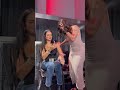 UFC fighter Tracy Cortez shows off her tattoos and Nina Drama makes sure nobody takes a peak LOL