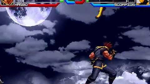 Hanzo (me) vs. Scorpion (cpu) | MUGEN