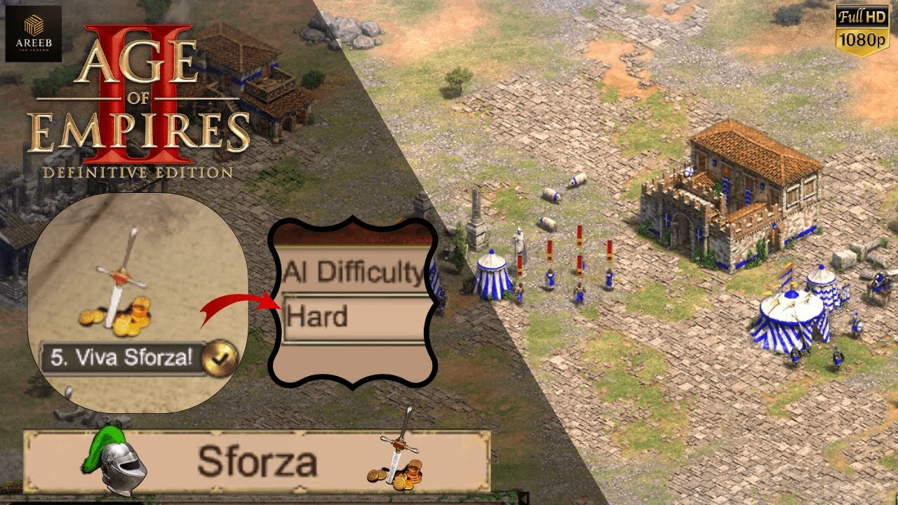 AoE2: DE - Viva Sforza! #5 - Sforza Campaign Gameplay (Hard Difficulty)