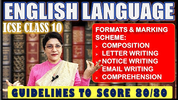 ENGLISH LANGUAGE TIPS TO SCORE 100% | ENGLISH PAPER - I (ICSE CLASS 10)