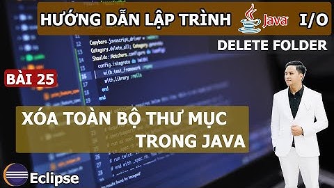 Java 25 | Java IO How to delete directory delete directory