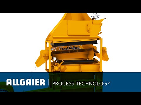 Allgaier Process Technology | Densimetric Tables | 3D-Animation