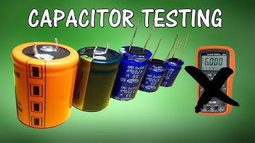 How to test a capacitor without  multimeter