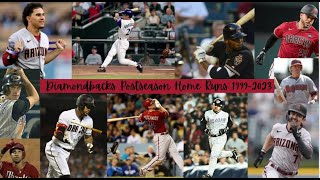 ⚾️ Diamondbacks Postseason Home Runs (1999-2023) ⚾️