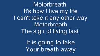 Metallica -  Motorbreath Lyrics