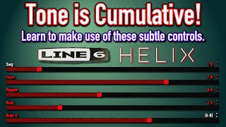 Applying the Sag, Hum, Ripple, and Bias controls - Line 6 Helix Tips