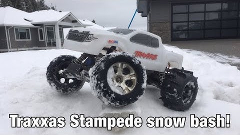 Traxxas Stampede snow bash