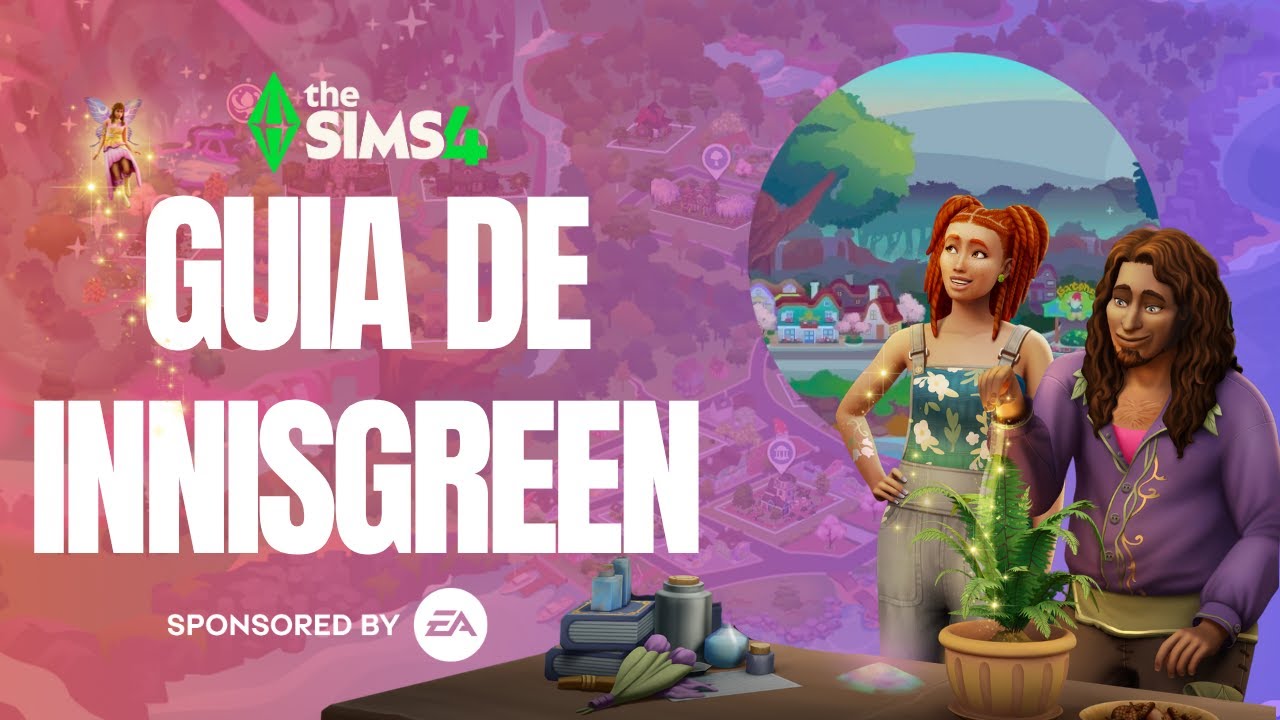 TUDO sobre INNISGREEN! Tour pelo MUNDO NOVO de The Sims 4 Natureza Encantada | Lotes e Famílias