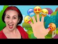 Finger family emoji song  lahlah funny nursery rhymes  kids songs