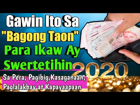 Video: Mga Bagay Na Dapat Gawin Bago Ang Bagong Taon