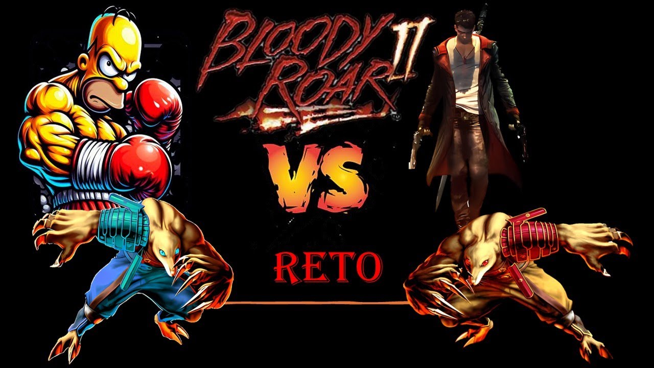 Bloody Roar 2 RETO ElMeroPawer Vs Dante ACP Mode Gamepley Español