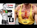 GYM WORKOUT ⚒ for beginners 💪🏽 BEST 8 EXERCISES FOR INNER CHEST