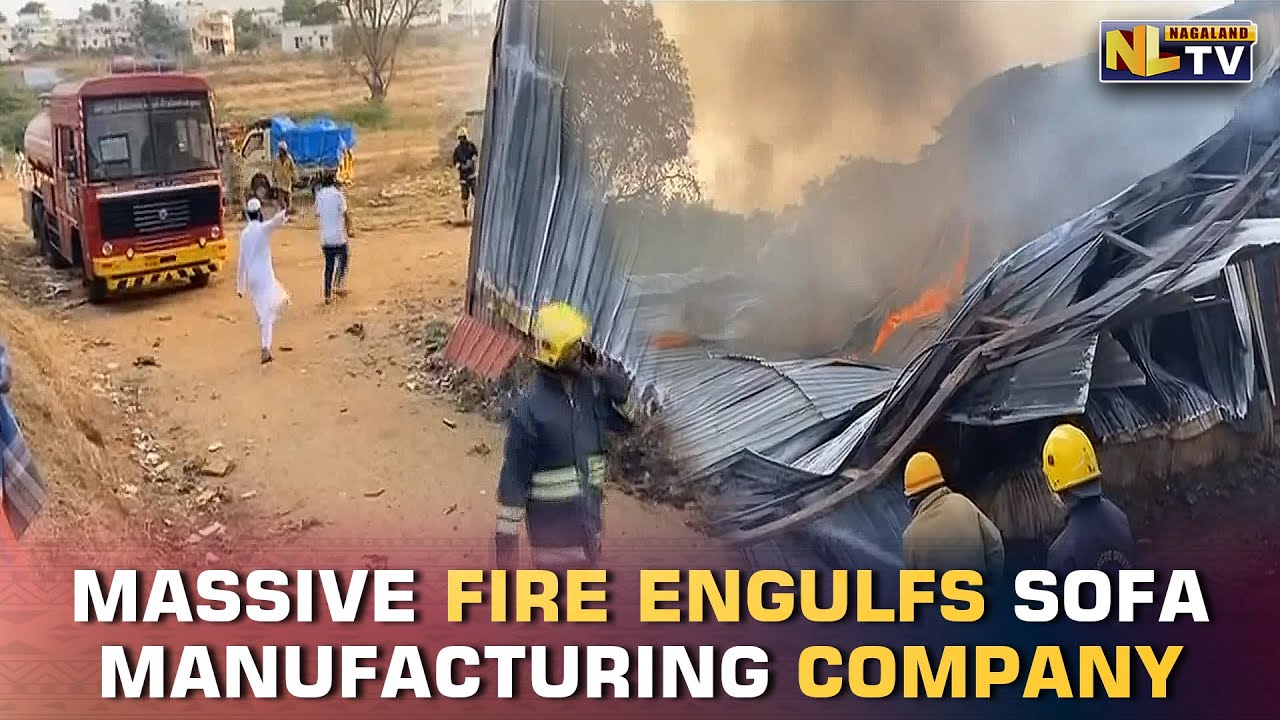 SOFA COMPANY DESTROYED AS MASSIVE FIRE ENGULFS WHOLE AREA - YouTube