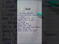 Blue ~ Yung Kai (song lyrics) #music #love #lyrics #song #songlyrics #kpop #englishsonglyrics