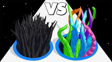 DARK HOLE (vs) ALIEN HOLE - Satisfying ASMR Gameplay (Attack Hole, Black Hole, Hoard Master)