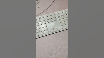 Keyboard transformation 🌷🤎💕🌸🍓🍓#craft #minivlog #aesthetic