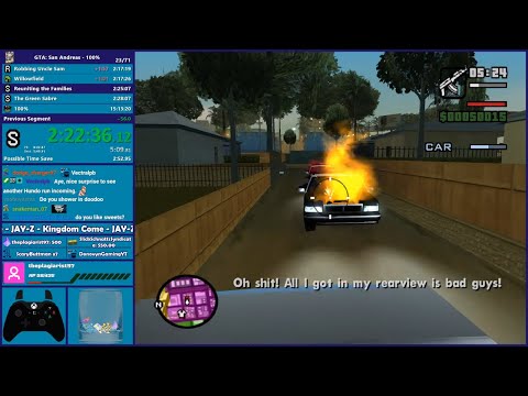 GTA San Andreas 100% Speedrun Practice % Lies of P - Hugo_One Twitch Stream - 9/29/2023