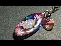 UVレジン　雪の結晶とオパールの偏光マスクチャームを作ってみた　resin