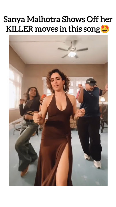 Sanya Shows off her killer moves in this song #shorts #bollywood #sanyamalhotra #dance #celebrity