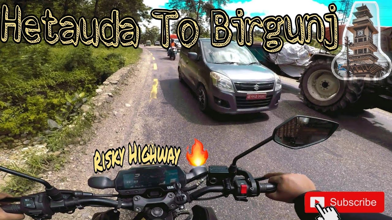 Highway Ride Nepal | Birgunj in 9 minute | vlog |