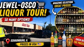🇺🇸 Inside Jewel-Osco Liquor Section 🇺🇸 | Beautiful Bottles & Alcohol Prices in Schaumburg, Illinois