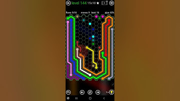How To Solve Flow Free Hexes Jumbo Hextangle Pack Level 144 15x18 Walk Through Solution Walkthrough