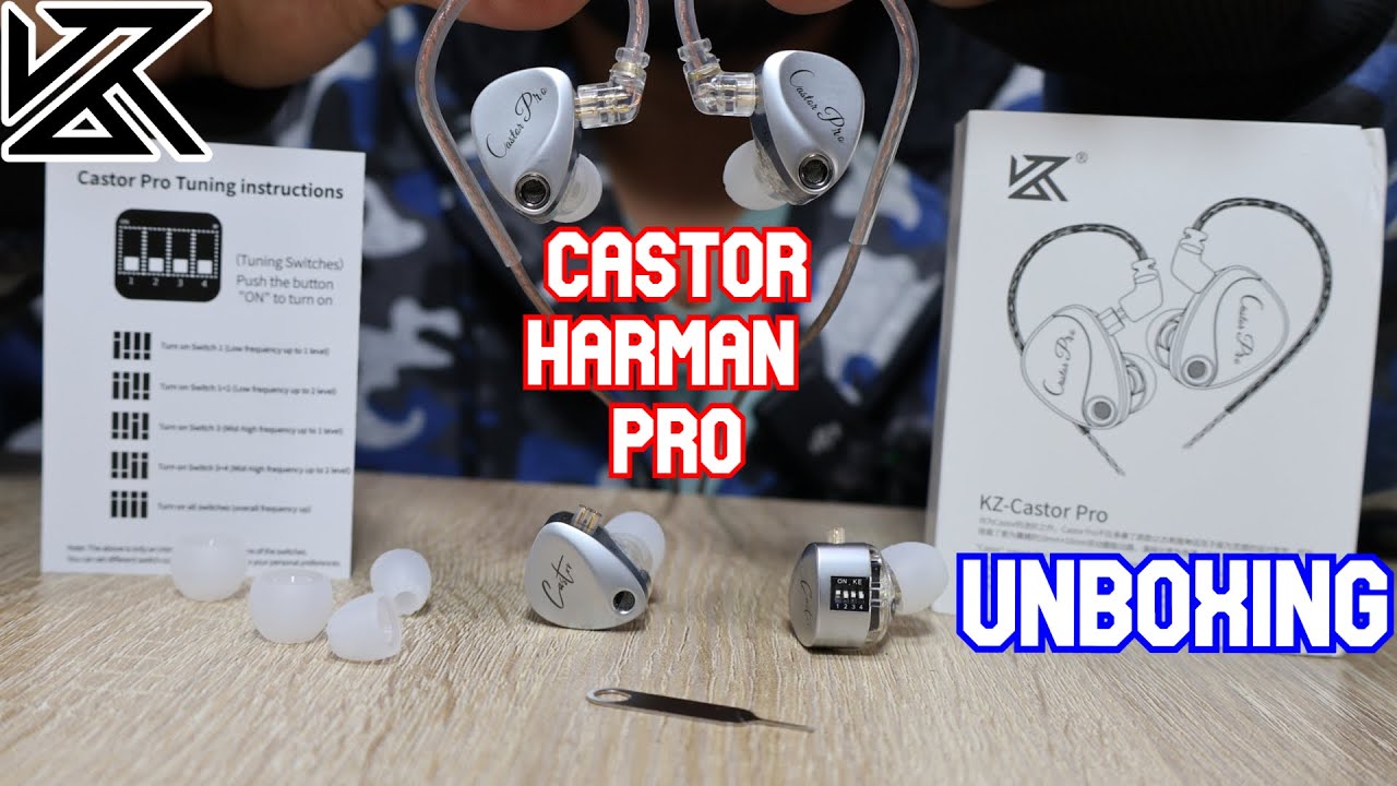 KZ Castor Harman PRO ¿ son mejores que los Harman normal? Unboxing y ...