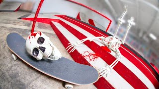 Skeleton Skates To Death At The Skatepark The Last Time