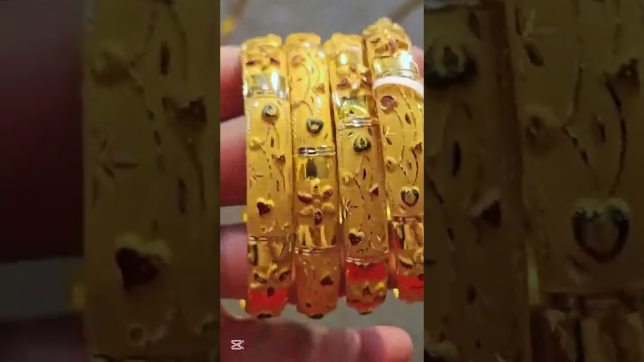 latest gold bangles design 
