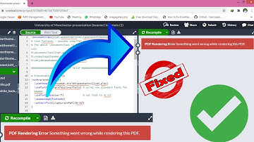 PDF Rendering Error Something went wrong while rendering this PDF-PDF rendering SHARELATEX/OverLeaf