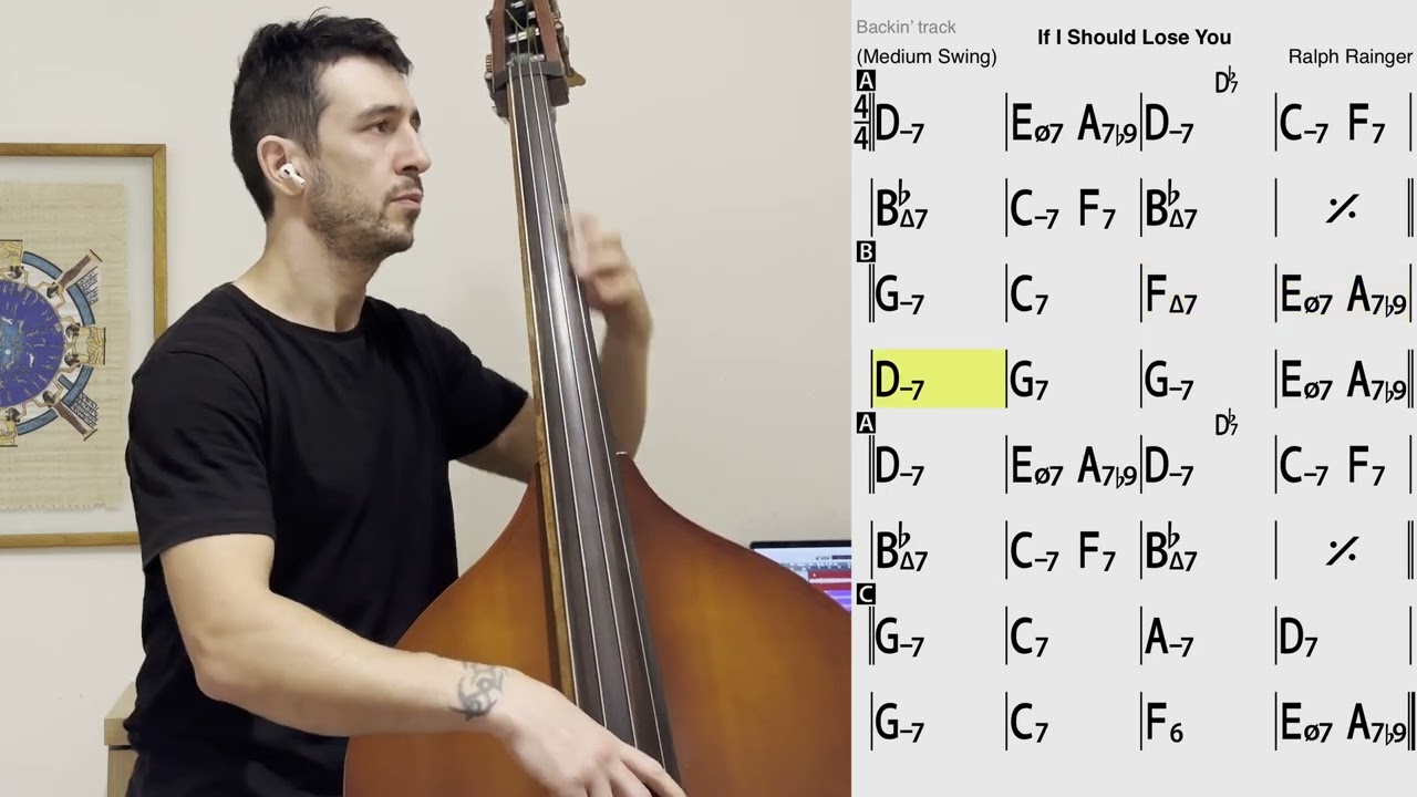 If I Should Lose You – Double Bass Backing Track (No Accompaniment)