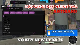 MOD MENU DRIP CLIENT GRATIS V2.6🥶 ANTI BAN ANTI BLACKLIST 🤯 DIRECT LINK 🔗l
