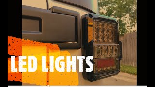 Jeep Wrangler JK LED Tail Lights Install by texasflusher 826 views 4 years ago 4 minutes, 32 seconds