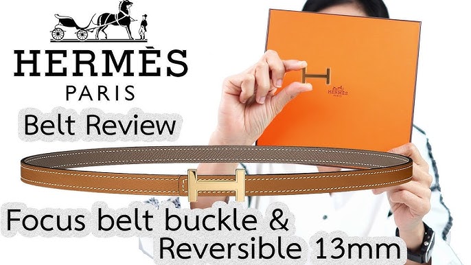 Hermes Focus Belt buckle & Reversible leather strap 13 mm