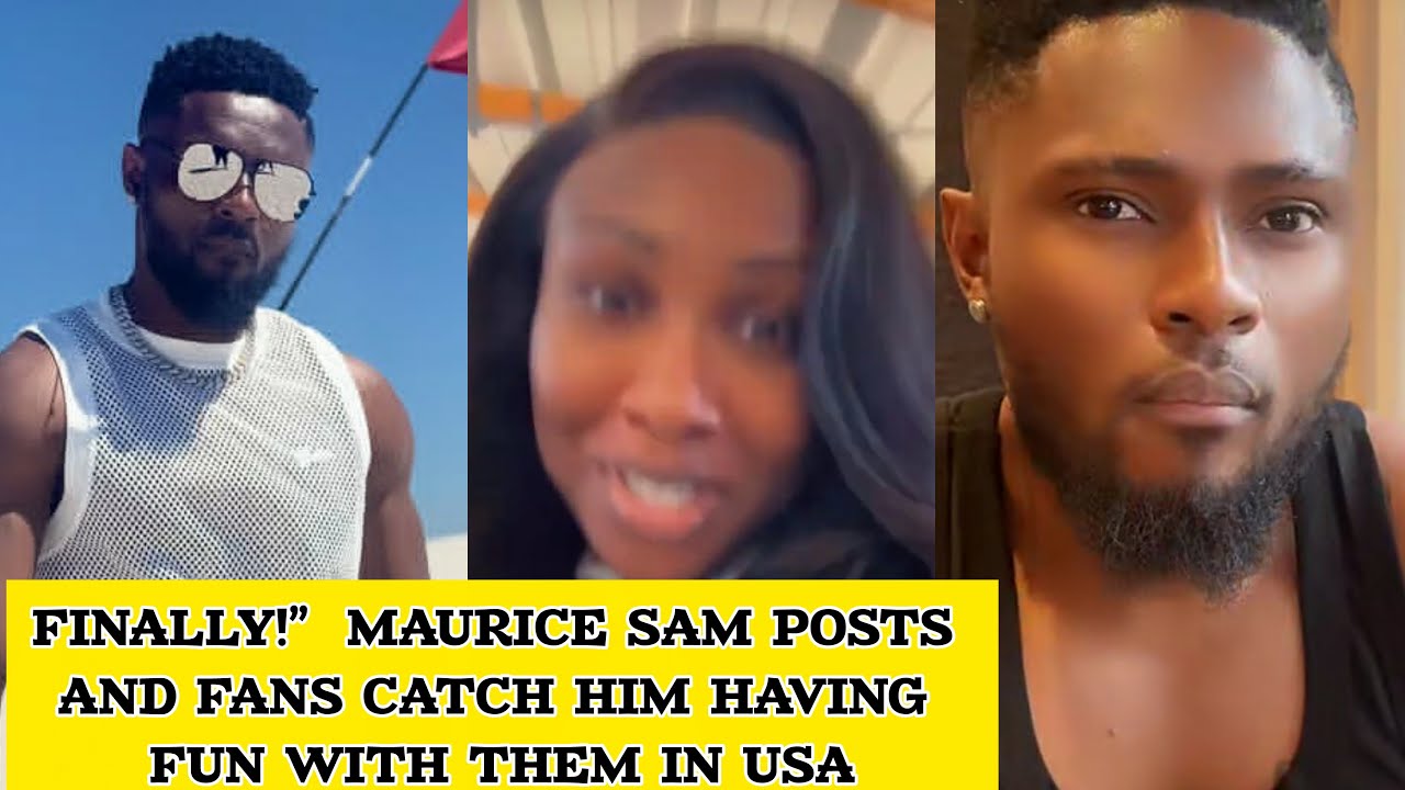 «НАКОНЕЦ-ТО!» — пишет Морис Сэм, и фанаты застают его за весельем в США. 