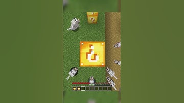 Minecraft Lucky Block 1v1💀#minecraft #shorts