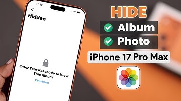 How to ADD Pictures on Hidden Album on iPhone 17 Pro Max | Pro