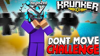 I beat Krunker without moving