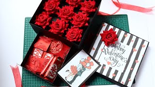 Flower Bouquet || Chocolate Box || Valentine&#39;s Gifts || Nafsi&#39;s Craft