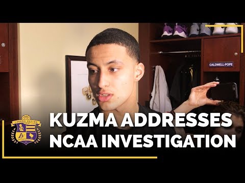 Lakers Rookie Kyle Kuzma Addresses NCAA Investigation