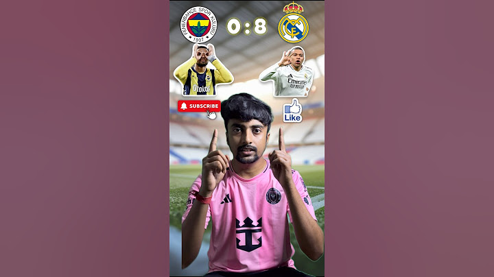 Fenerbahçe Vs Real Madrid #realmadrid #fenerbahçe #shorts