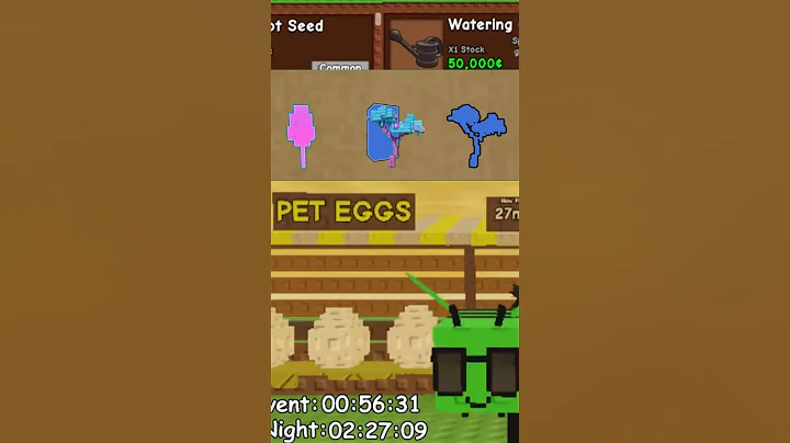 Pick a Number & Get a Free Raccoon Pet in Grow A Garden! #roblox #shorts 32